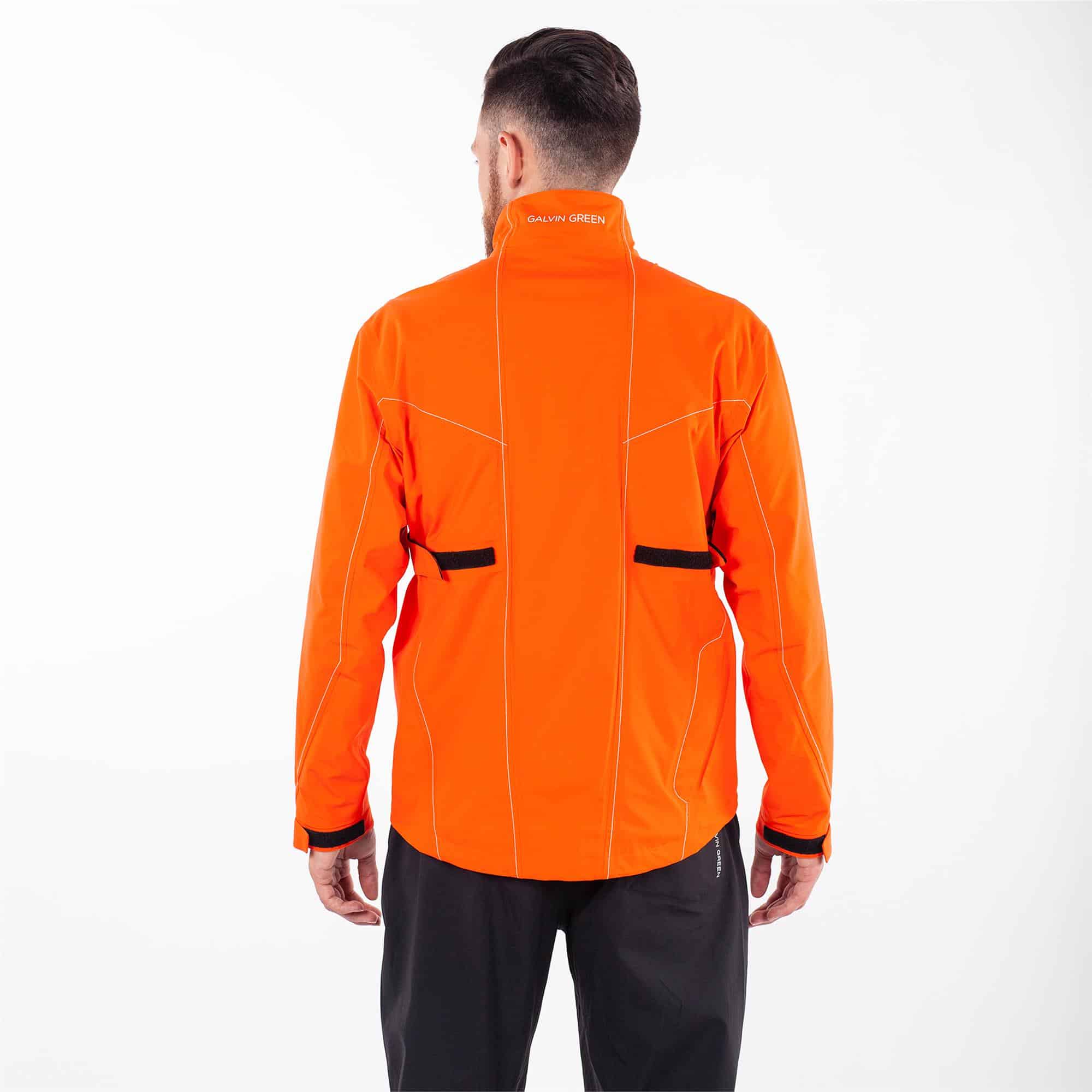 Galvin Green Apex Gore-Tex Mens Waterproof Golf Jacket Red Orange